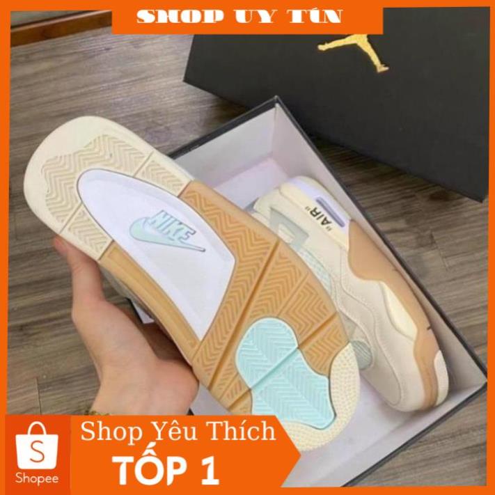 20Giày thể thao Jordan 4 OFF WHITE, giày thể thao nam nữ full phụ kiện