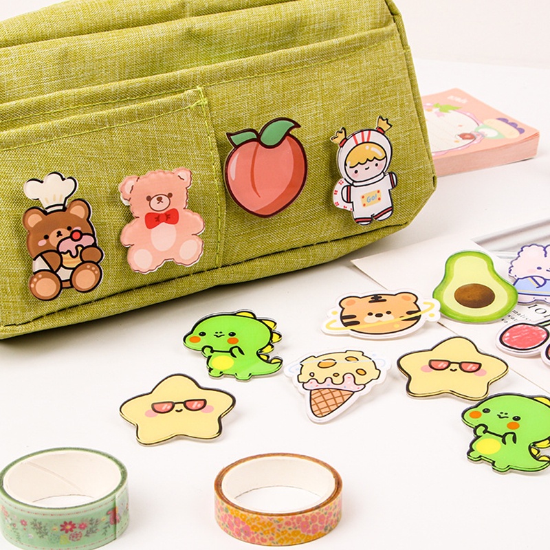 1 Trâm Cài Áo Hình Động Vật Dễ Thương Bằng Acrylic