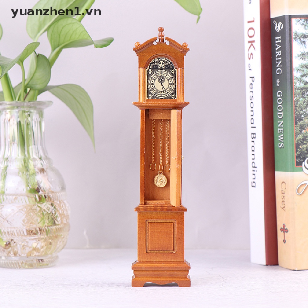 Đồng Hồ Sàn Gỗ Tỉ Lệ 1: 12 Trang Trí Nhà Búp Bê