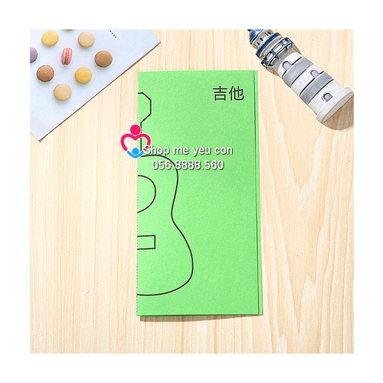 Bộ giấy thủ công tập cắt tặng kèm KÉO AN TOÀN cho bé