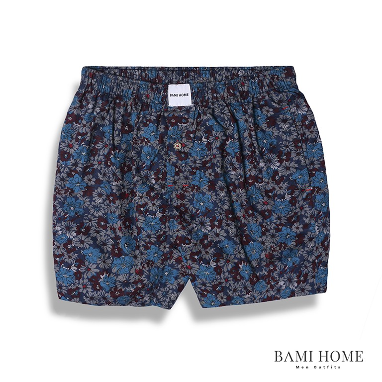 Quần short đùi mặc ngủ, mặc nhà BAMI HOME có túi tiện lợi đa dạng họa tiết QNCT1- 56 | BigBuy360 - bigbuy360.vn