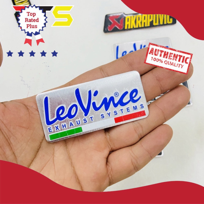 [HCM XẢ KHO MÙA DỊCH] TEM NHÔM DÁN PÔ, DÁN GẮP TRANG TRÍ TUYỆT ĐẸP ( YOSHIMUARA, LEOVICE. AKRAPOVIC )