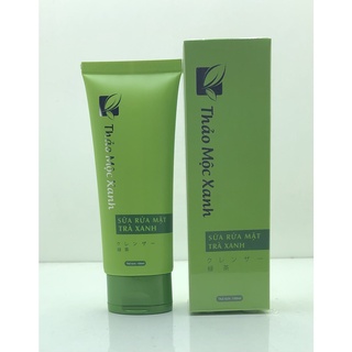 Sữa rửa mặt thảo mộc xanh trà xanh, bơ, gạo 100ml