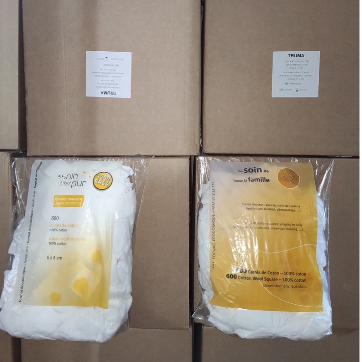 Bông Tẩy Trang TETRA Pháp 600 Miếng