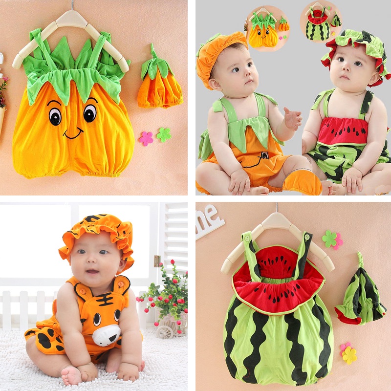 Bộ Trang Phục 4 Món Dễ Thương Cho Trẻ Sơ Sinh