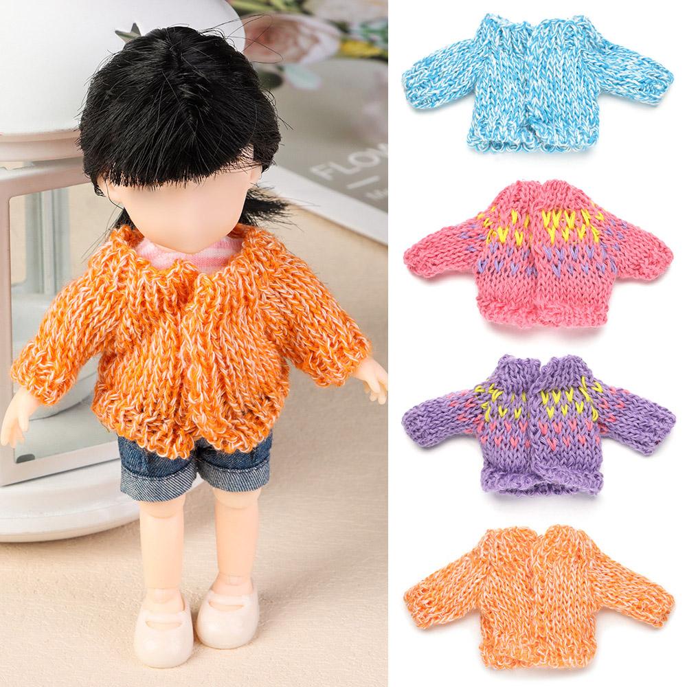 Áo Sweater Dệt Kim Mini Nhiều Màu Sắc Thời Trang Cho Búp Bê