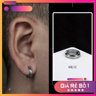 Khuyên tai không bấm_ Khuyên bo tròn