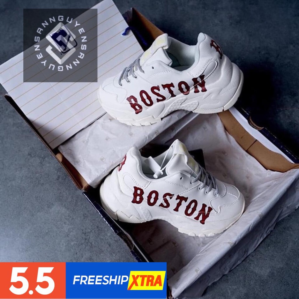 GIẢM 100K [Freeship-Bảo Hành 1 Năm] Boston – Giày Boston – Giày Thể Thao Nam Nữ Boston IN 3D Đế Độn đế táck