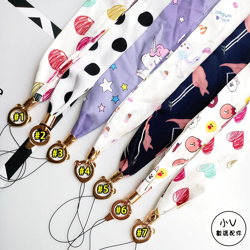 Dây Đeo Điện Thoại Họa Tiết Dễ Thương