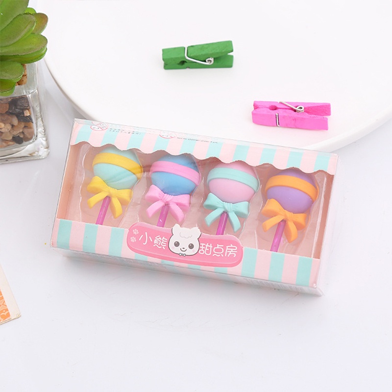 Cục Tẩy Hình Bánh Donut / Kem / Thức Ăn Mini Dễ Thương Vui Nhộn Dành Cho Bé Gái