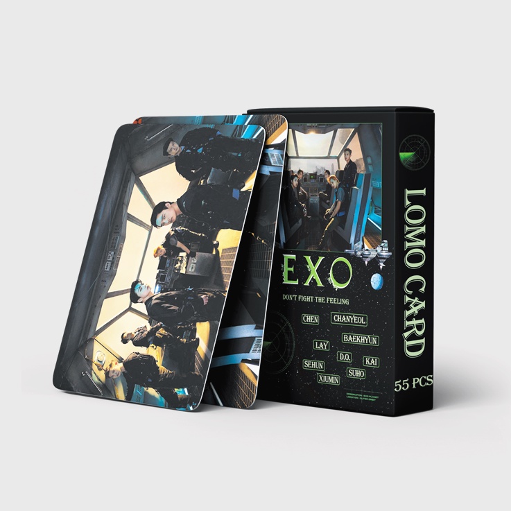 Hộp 54 Thẻ Hình Nhóm Nhạc Exo 2021 Chất Lượng Cao