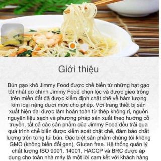Bún gạo khô Jimmy NON GMO
