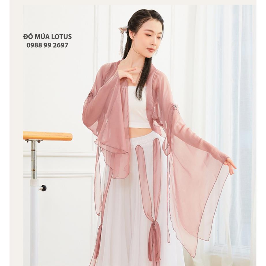 Áo Khoác Cardigan Họa Tiết Bướm Truyền Thống Múa Cổ Điển  Đồ Múa Lotus