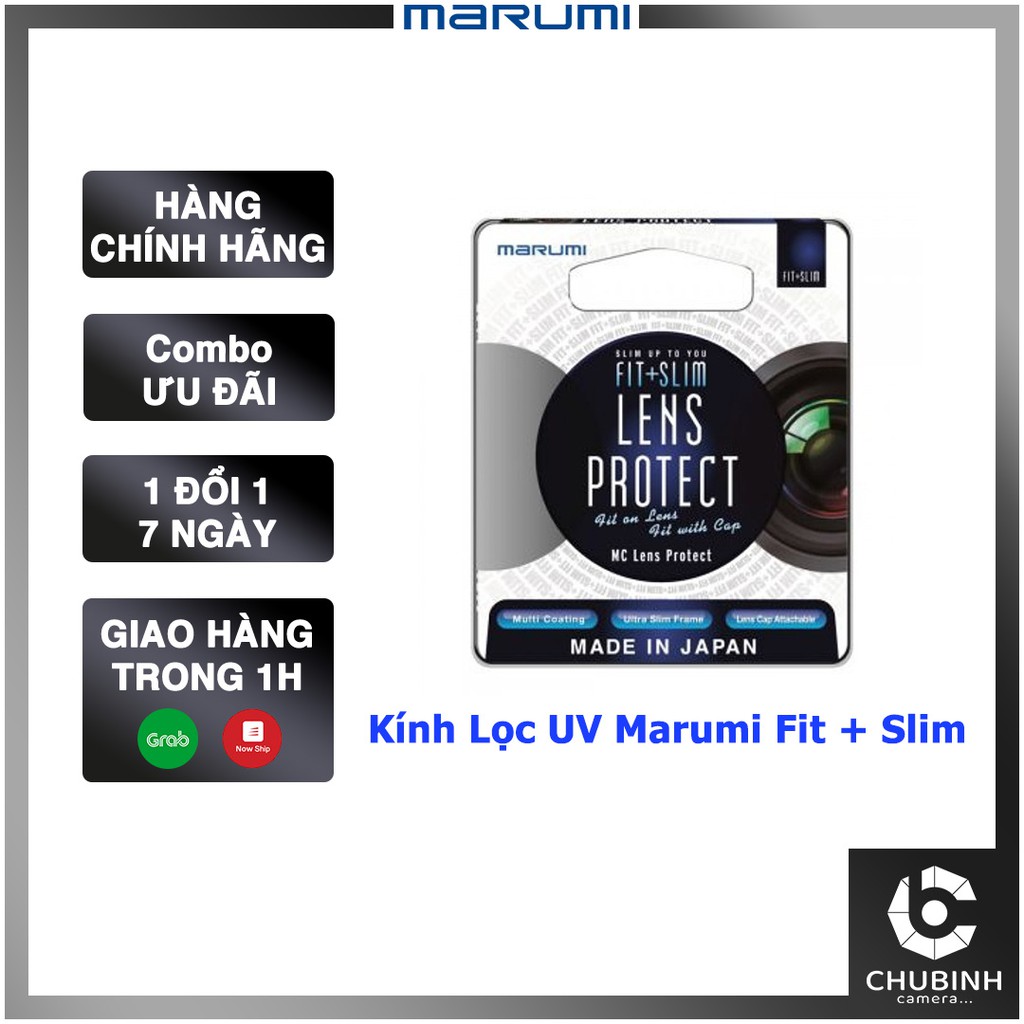 Kính lọc Marumi Fit + Slim Lens Protect | Marumi Filter (40.5mm 49mm 52mm 55mm 58mm 62mm 67mm 72mm 77mm 82mm 86mm)