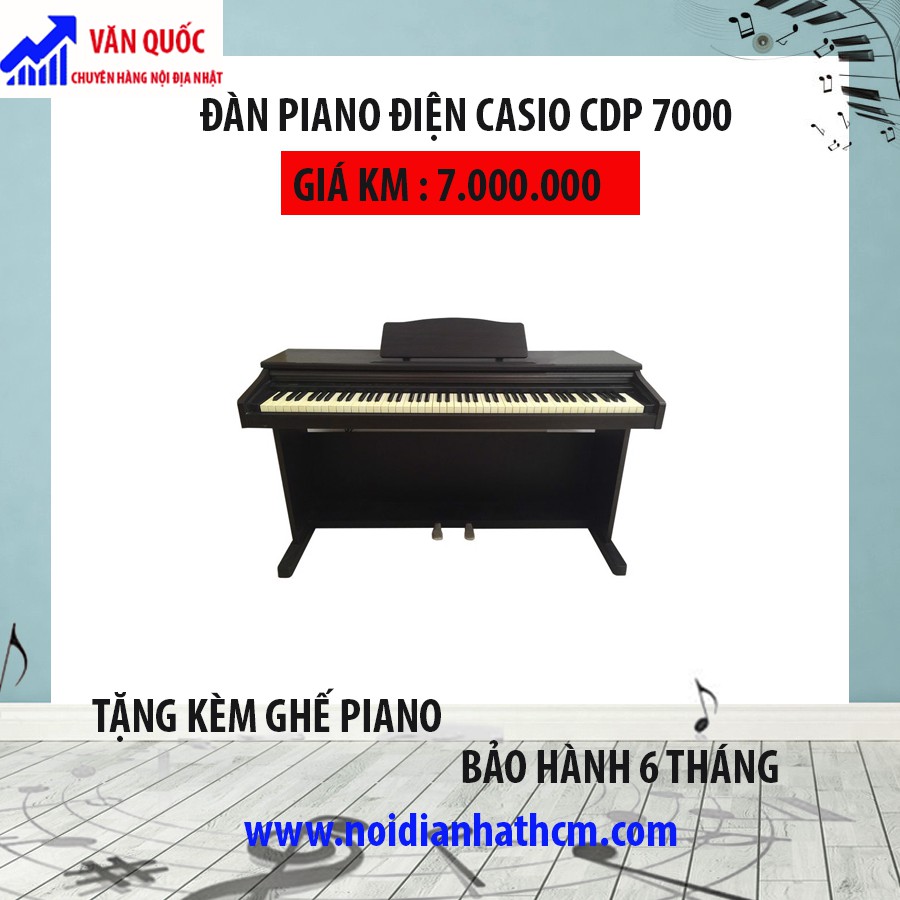 Đàn Piano Điện Casio CDP 7000 hàng nội địa Nhật