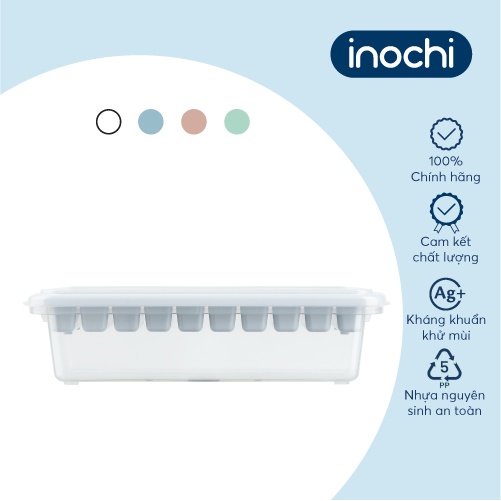 Khay đá thanh Inochi 10 viên Inochi màu Trắng/Xanh/Hồng
