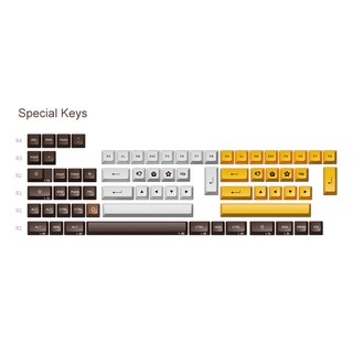 Bộ keycap AKKO Chocolate (PBT DoubleShot/ ASA profile/ 178 nút)