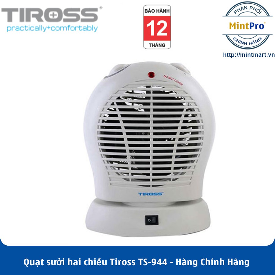 Quạt sưởi hai chiều Tiross TS-944 - Hàng Chính Hãng