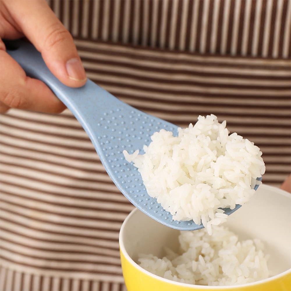 Thìa Vá Muỗng Xới Cơm Lúa Mạch An Toàn - Màu Đẹp T1