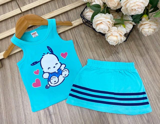 XẢ LẺ SIZE K190/130(6kg -22kg) BỘ SÁT NÁCH VÁY QUẦN BÉ GÁI SIZE NHÍ. CHẤT COTTON 4 CHIỀU