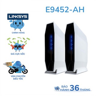 Mua (2 Pack) Bộ phát wifi LINKSYS E9450 chuẩn AX tốc độ 5400mbps Max-stream Dual-band easy mesh wifi 6 MU-MIMO gigabit