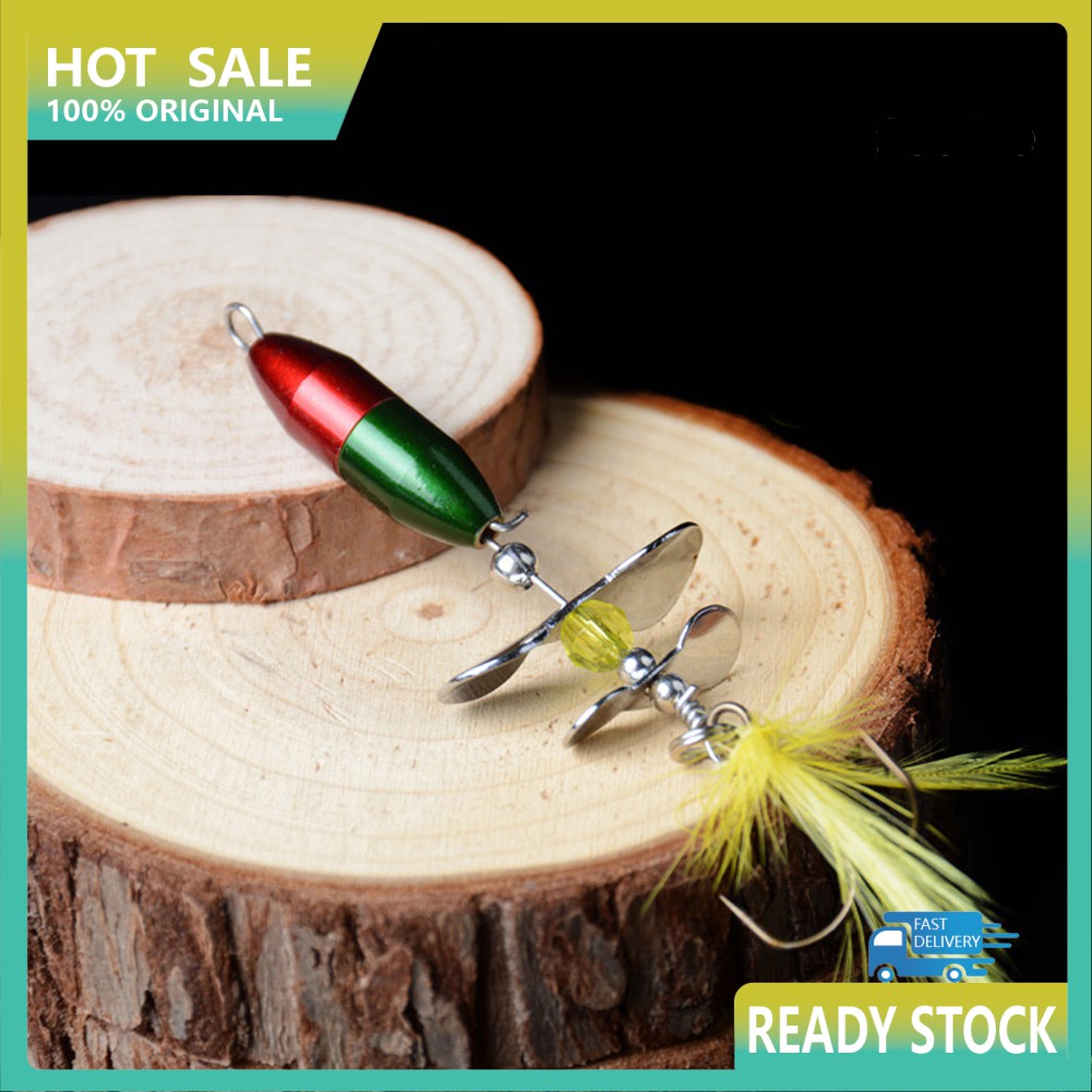 SPINNER Mồi Câu Cá Giả Bằng Kim Loại