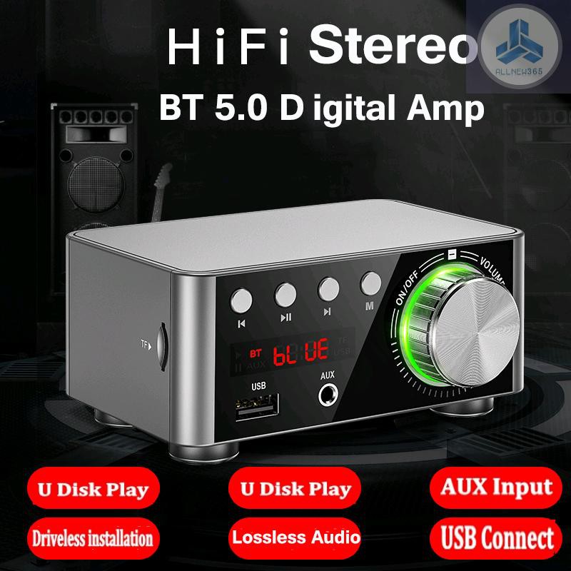 Bộ khuếch đại âm thanh kỹ thuật số Bt5.0 100w dễ dàng kết nối âm thanh nổi