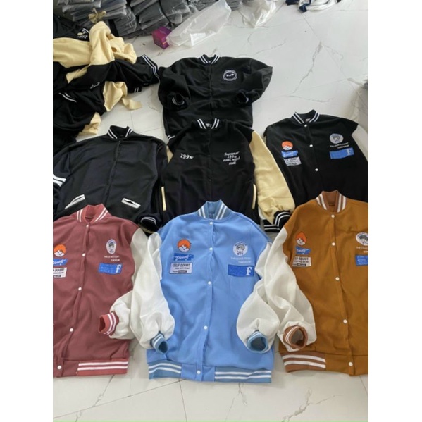 Áo khoác  bomber lô gô hot hit | BigBuy360 - bigbuy360.vn