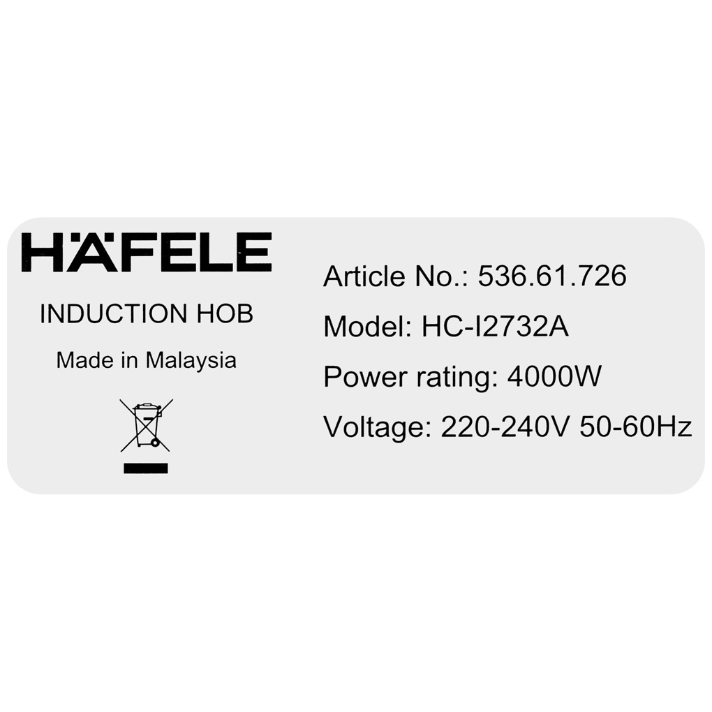 Bếp từ đôi Hafele HC-I2732A