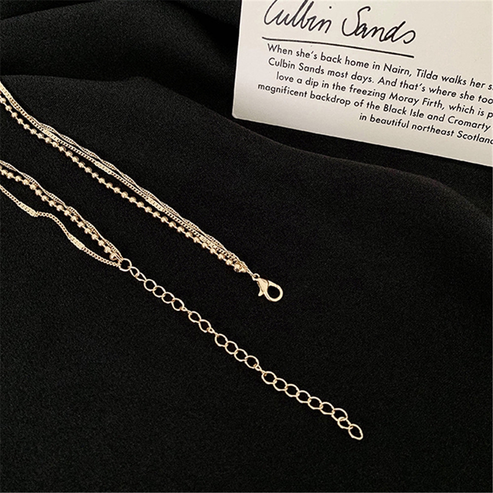 Dây Chuyền Hợp Kim Nhiều Lớp Mặt Thánh Giá Thời Trang Dành Cho Nữ