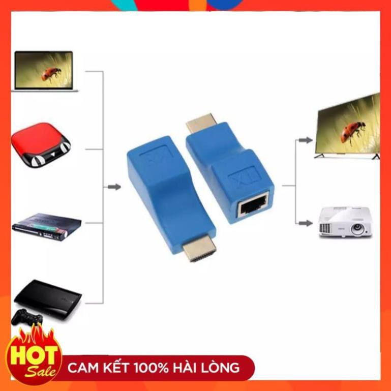 [Chính hãng] Bộ chuyển đổi HDMI TO LAN 30m giá cực rẻ!
