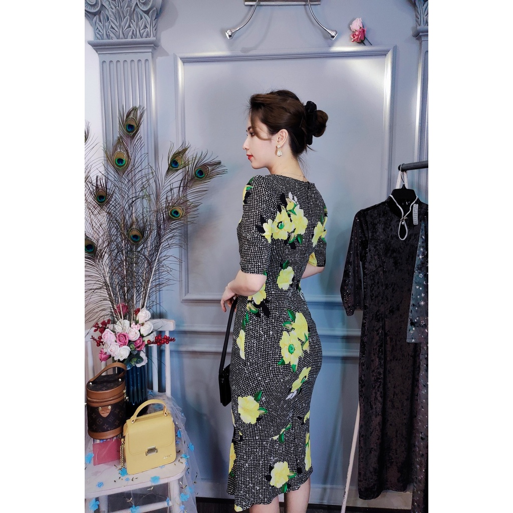 Đầm ôm body đuôi cá Da1428