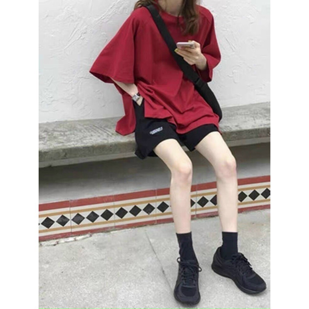 Áo Thun Thụng Xẻ Tà Form Rộng Siêu Xinh Tặng Kèm Quần Chati CI07 | BigBuy360 - bigbuy360.vn