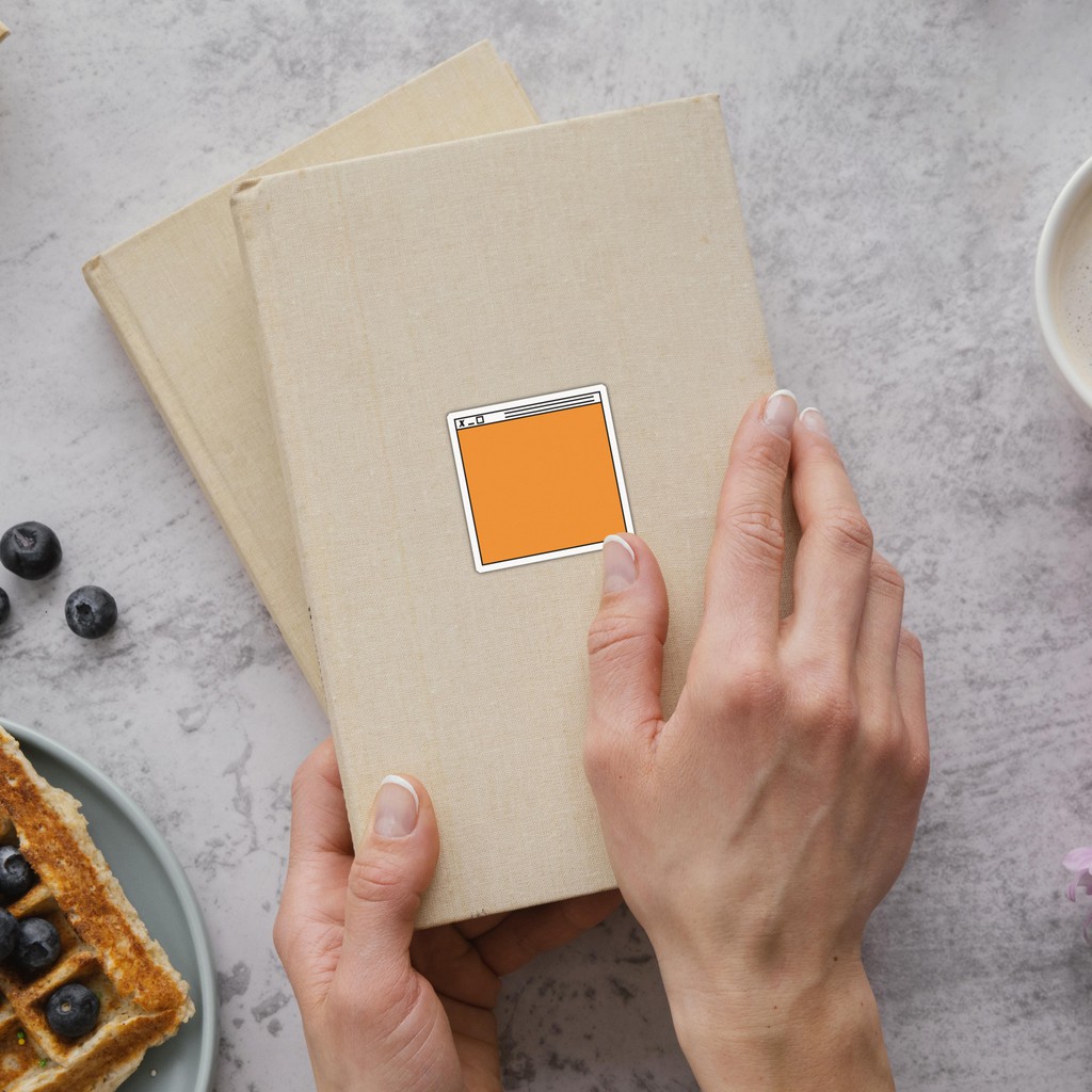 Bộ 20 Sticker Note, tem ghi tên dán trang trí laptop, máy tính bỏ túi, vali, điện thoại,đàn ghita