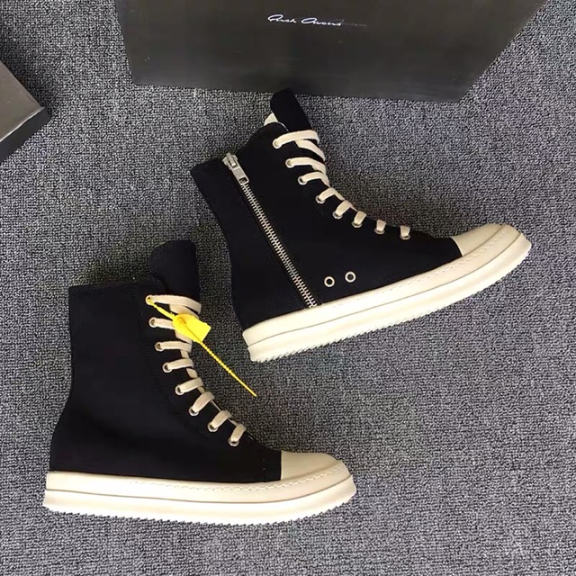 (Thanh Lí Hàng Nhập) Giày Thể Thao Cao Cổ RICKK OWENN Đế Xị Sáp Thơm | BigBuy360 - bigbuy360.vn