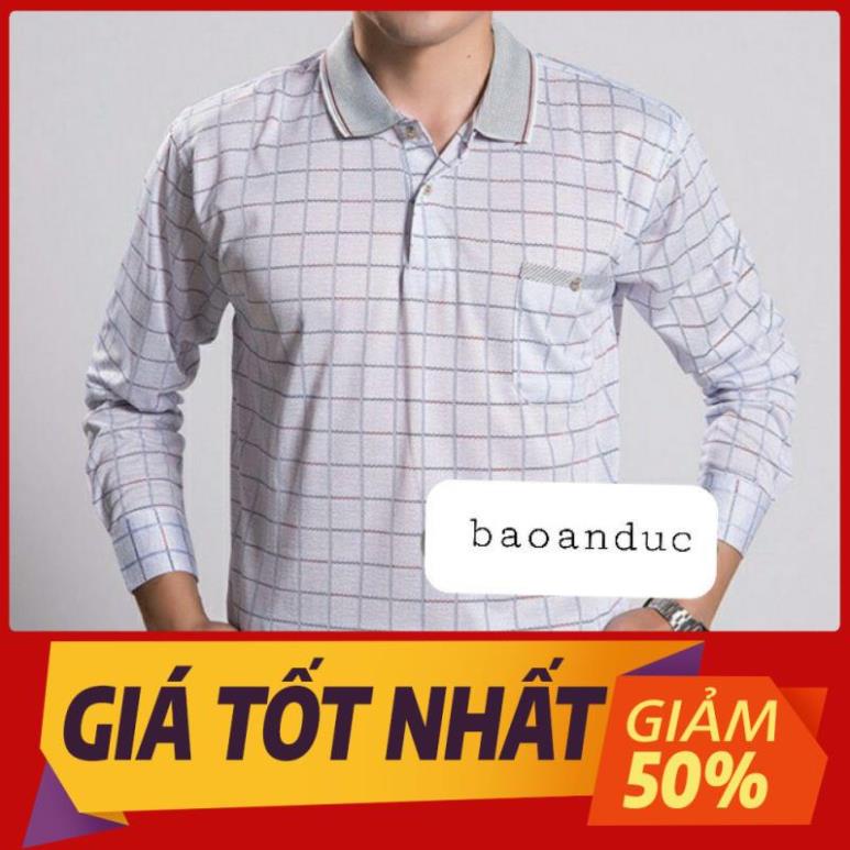 Áo phông nam trung niên dài tay Đẹp