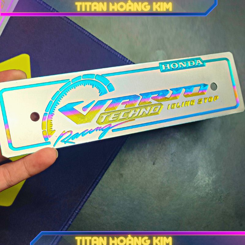 Bảng Tên Titan Sonic, Satria, Vario - Điện Phân Cực Đẹp