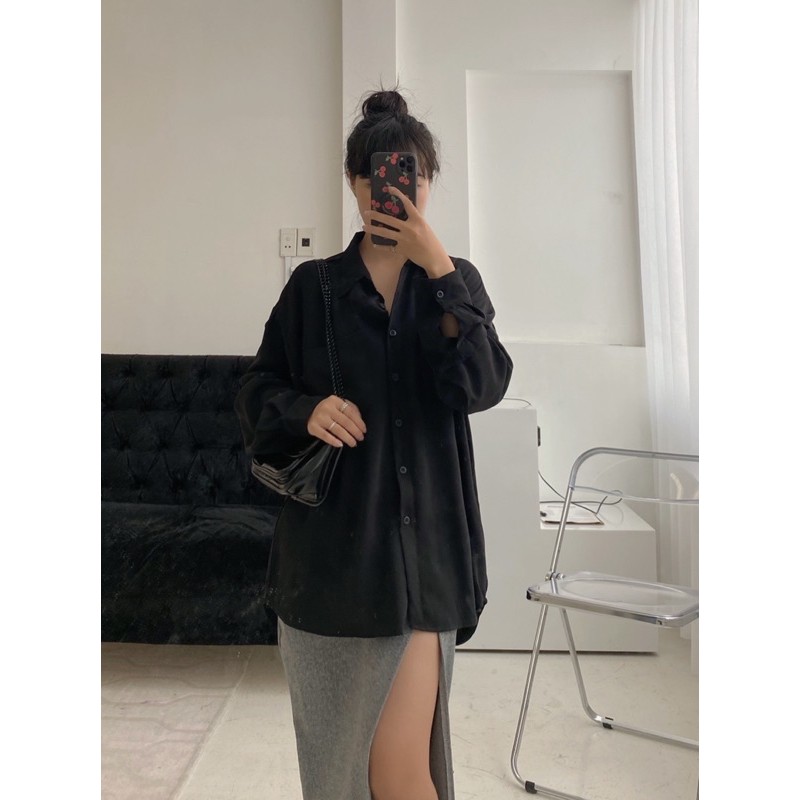 Solid shirt - Áo sơ mi basic trơn - Somalyng.studio | BigBuy360 - bigbuy360.vn