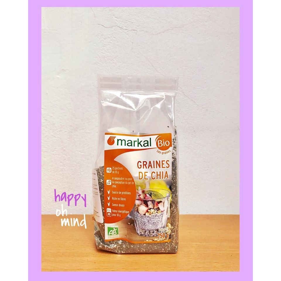 HẠT CHIA HỮU CƠ markal Bio (250gr)