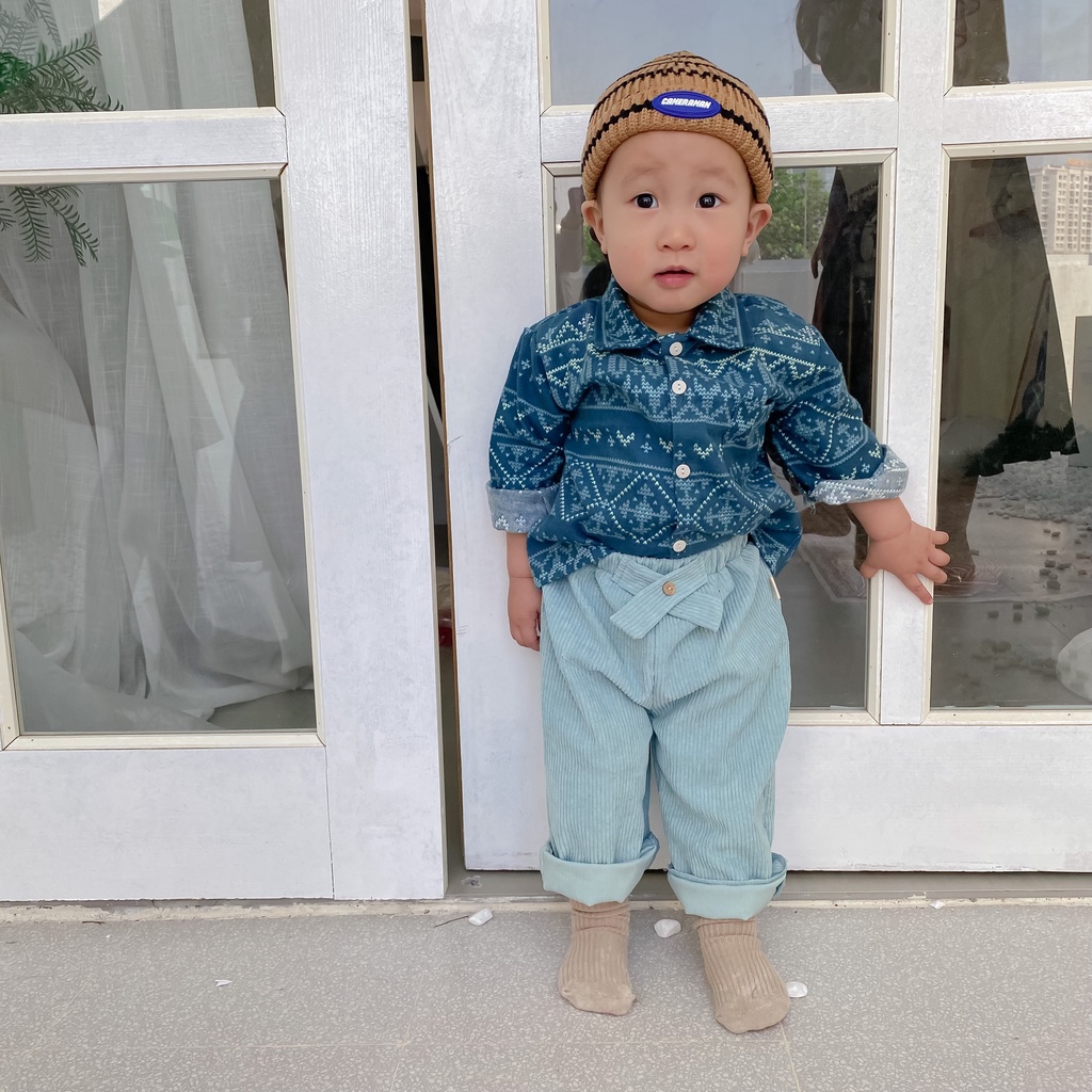 Quần nhung cho bé SODA KIDS cạp chun phong cách Hàn Quốc