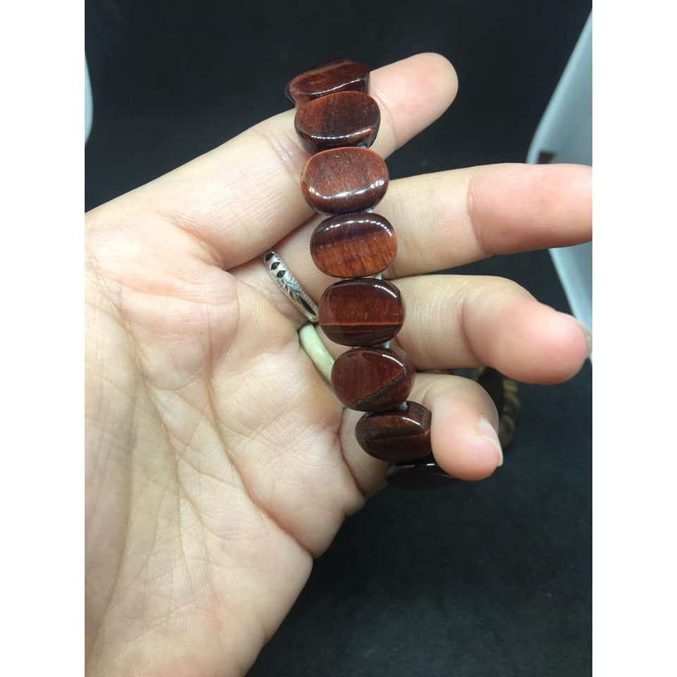 VÒNG TAY RED TIGER EYES 350K
