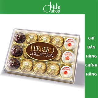 Socola thập cẩm 3 màu Ferrero Collection hộp 15 viên