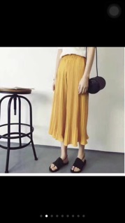 Quần ống rộng von dập ly