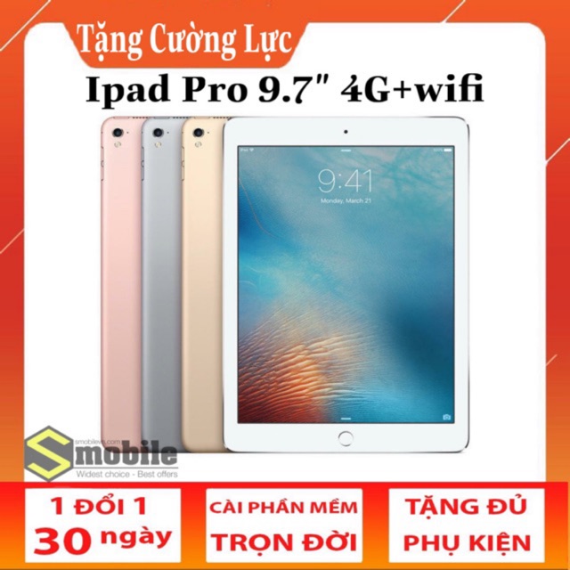 Máy tính bảng ipad Pro 9.7” 4G wifi (Bản có sim) | BigBuy360 - bigbuy360.vn