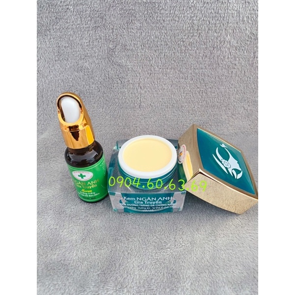 Kem NGÂN ANH GIA TRUYỀN 25g Vip2 Dưỡng Trắng Da Chống Nắng