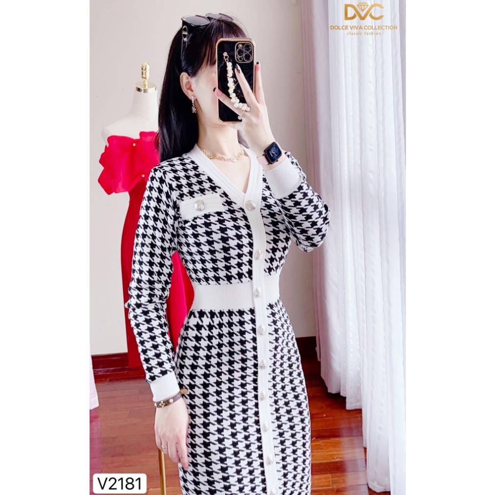 Váy len body tay dài V2181 | BigBuy360 - bigbuy360.vn