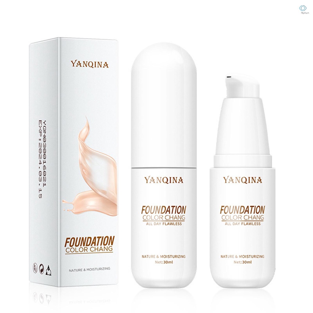 Kem nền BB dạng lỏng dưỡng ẩm che khuyết điểm kiểm soát dầu làm sáng tông màu da YANQINA 30ml
 | BigBuy360 - bigbuy360.vn