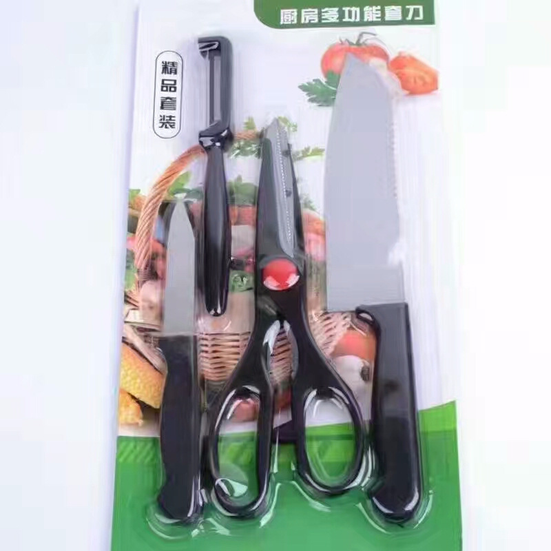 Sét dao kéo nhà bếp đủ bộ 4 món đa năng