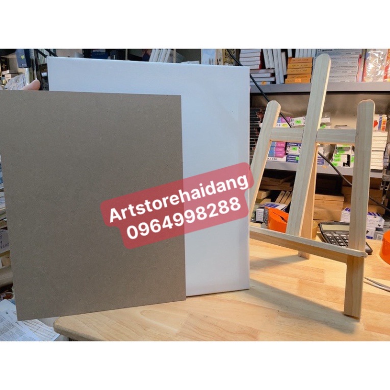 Giá vẽ 60cm kèm bảng kê/ toan vẽ❤️ Giá vẽ gỗ  hoặc các Bé vẽ ngồi