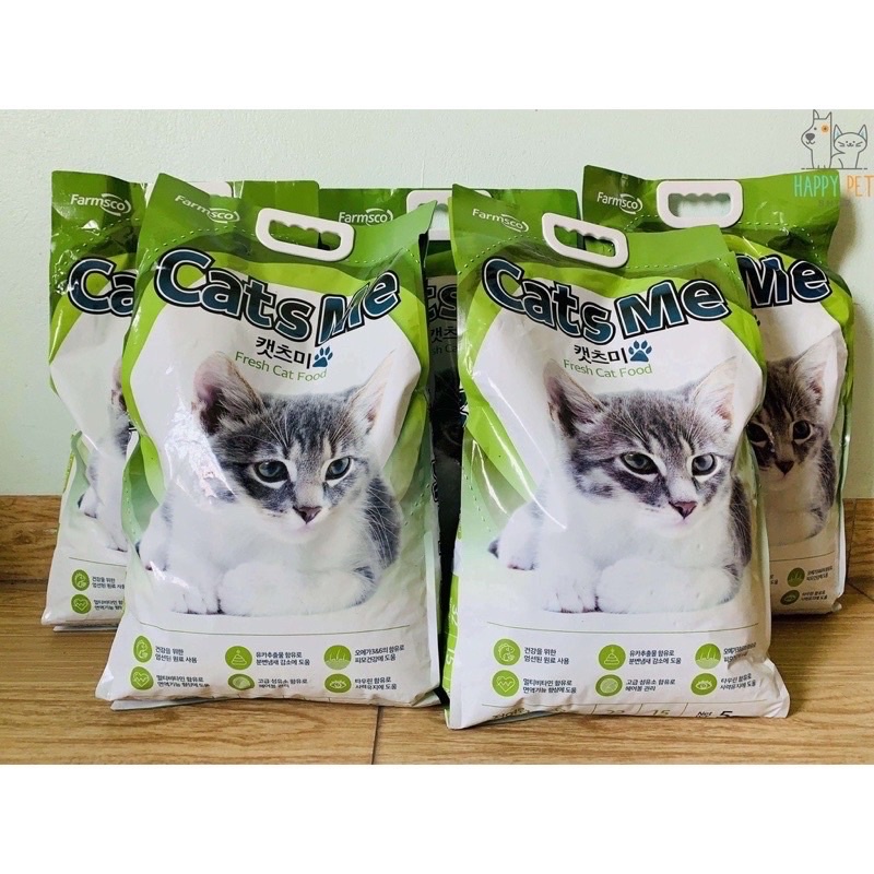 Catsrang Catsme - thức ăn hạt cho mèo mọi lứa tuổi 5kg - 5 túi 1kg